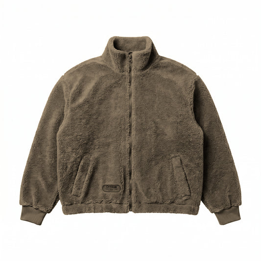 CHAQUETA OUTCLUB OBEJERA BOMBER BASIC CAMEL GRIS