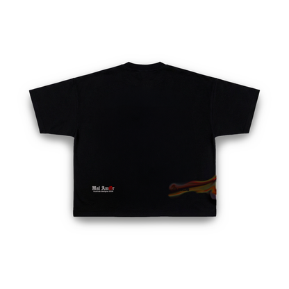 CAMISETA BOXY MON CŒUR EST ENTRE TES MAINS