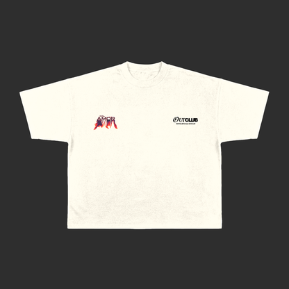 CAMISETA BOXY AMOR, SI AMOR
