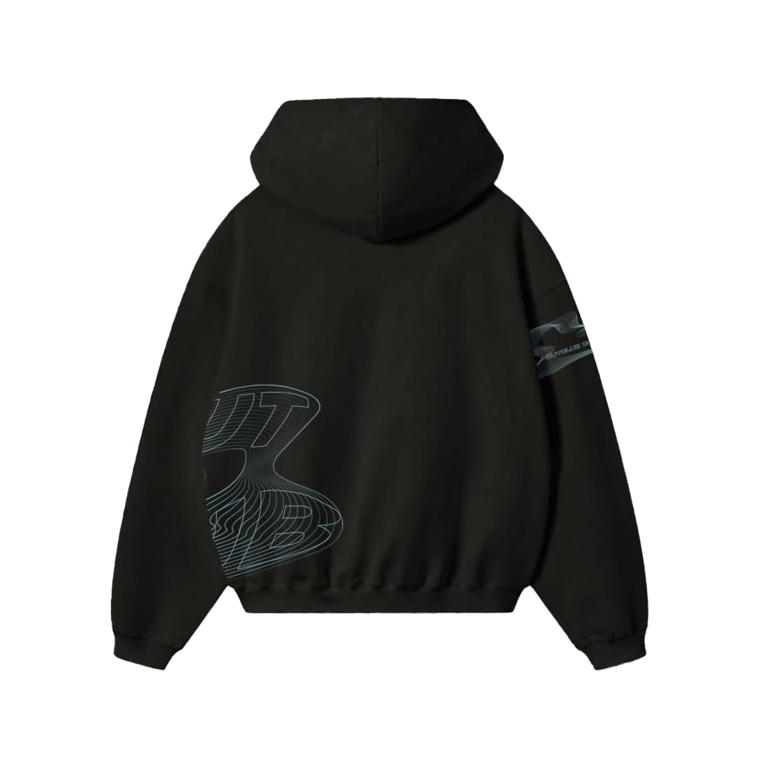 HOODIE NEGRO HONDAS