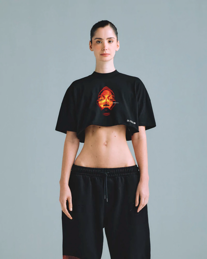CROP TOP GHOST FACE