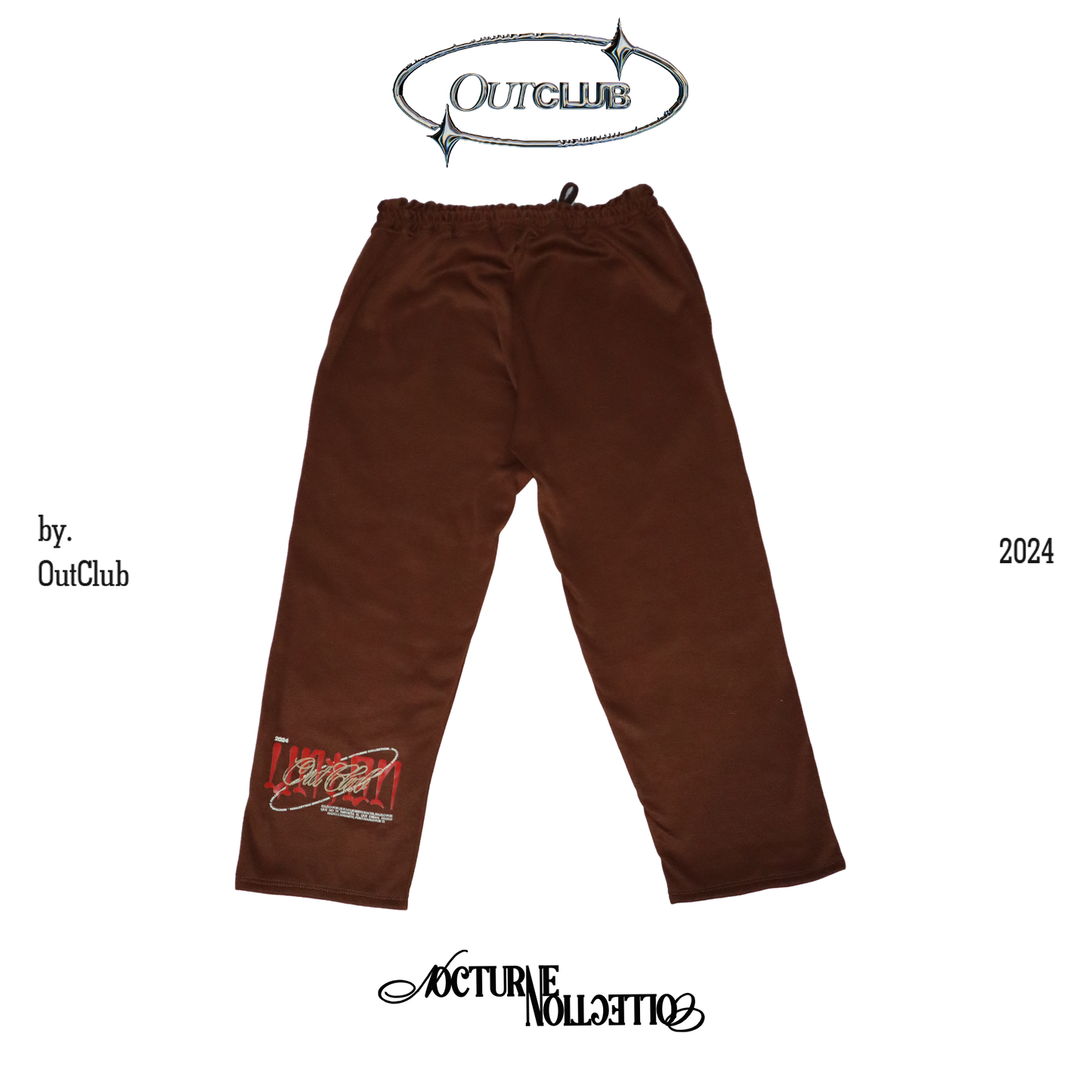 PANTALON CAFE ABSTRACT