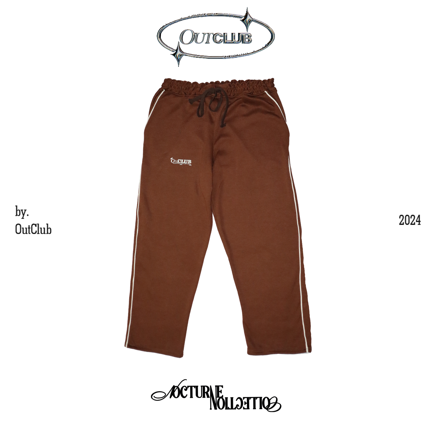 PANTALON CAFE ABSTRACT